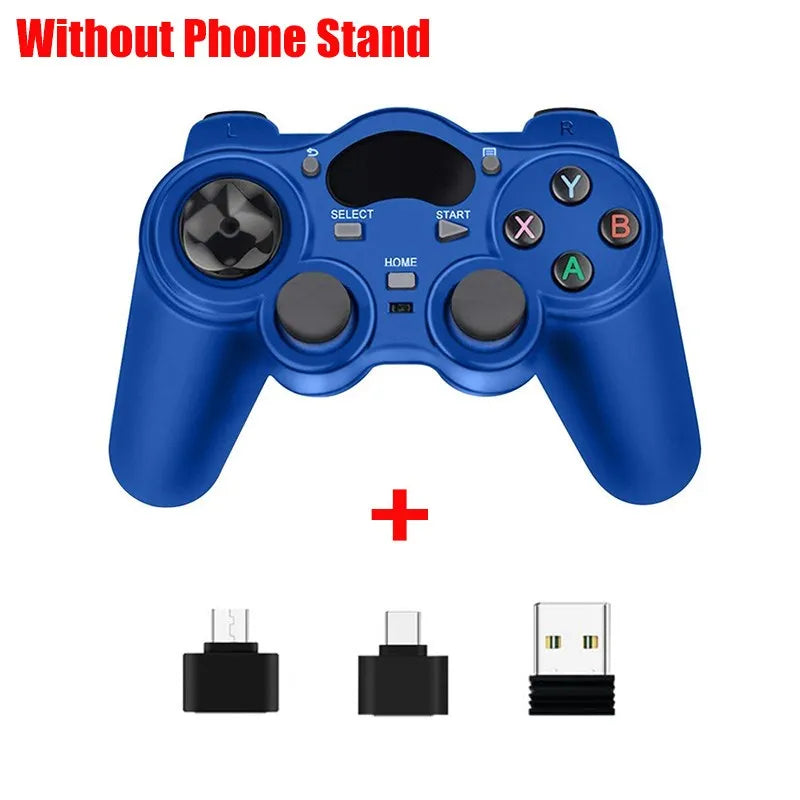 Manette de jeu sans fil Android, 2.4 ghz, Joystick, avec convertisseur OTG, pour PS3, smartphone, tablette, PC, Smart TV Box